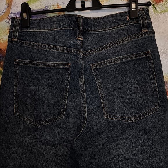 NWT Juicy Couture Womans Button Fly Medium Wash Relaxed Fit - Picture 3 of 8